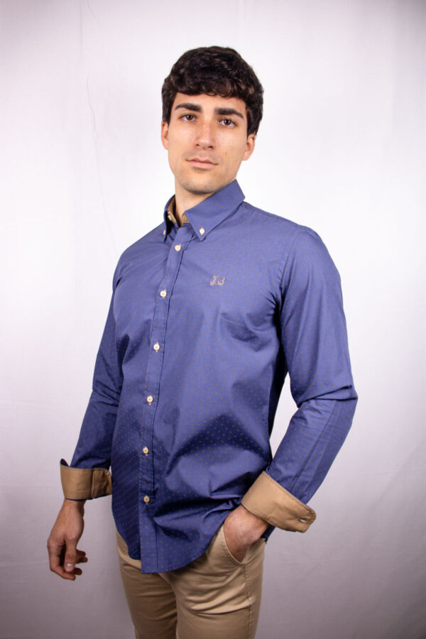 Camisa de estampado cachemir