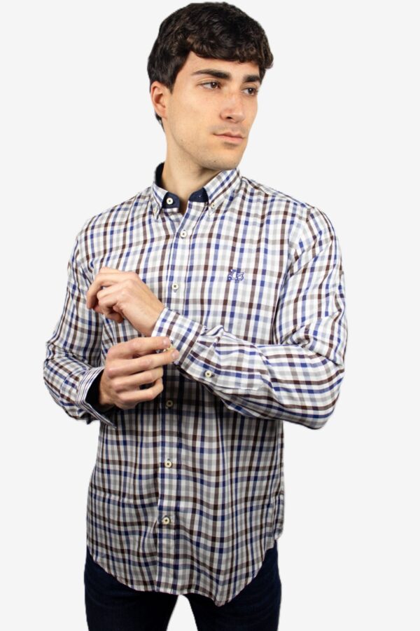 Camisa de cuadros viyela