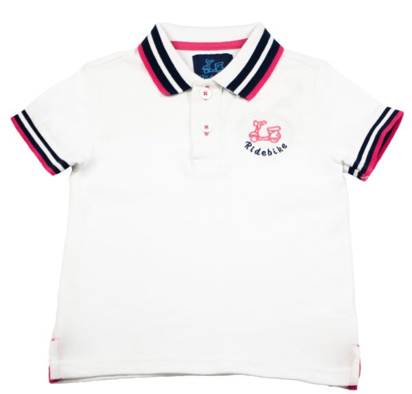 Polo piqué de niño bordado logotipo [+5 colores] - Imagen 3