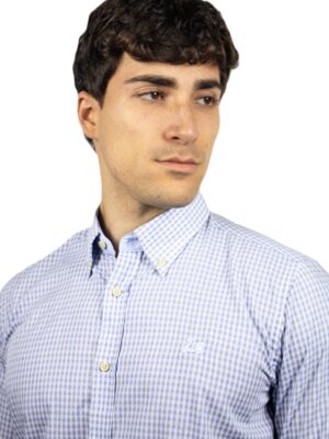 Camisa de cuadros azules