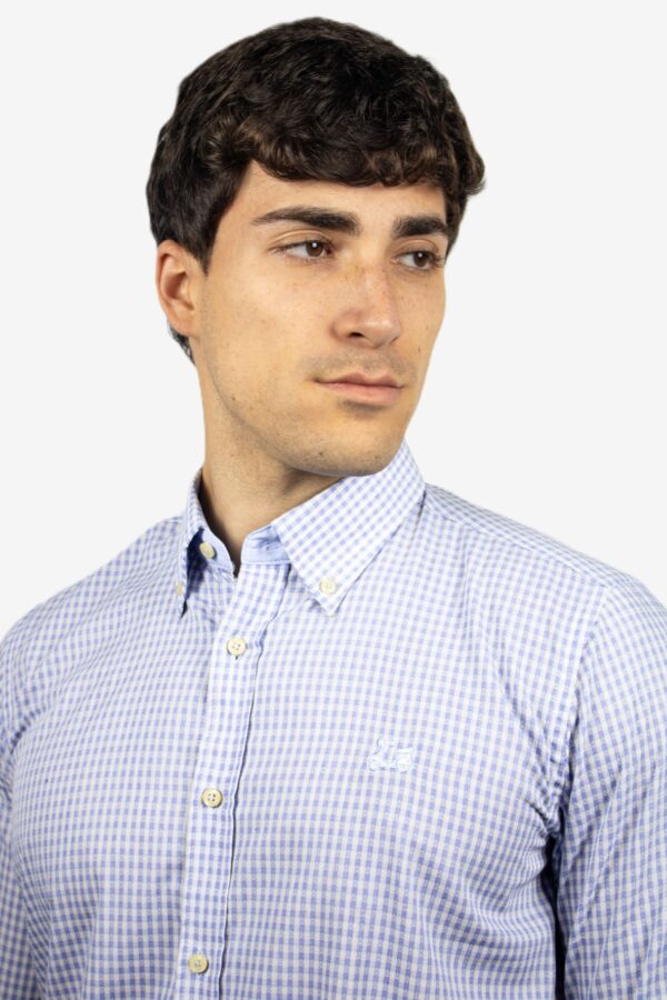 Camisa de cuadros azules