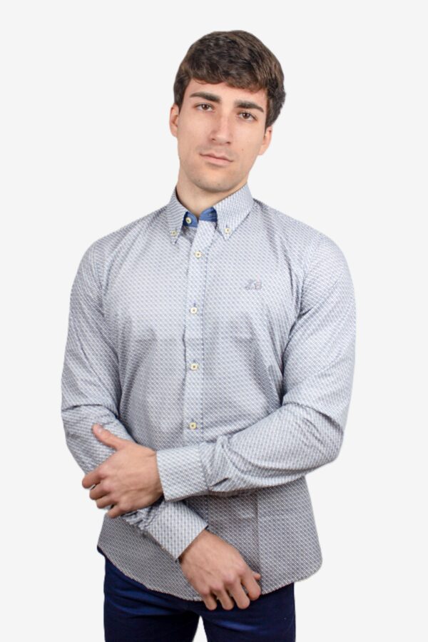 Camisa estampado geométrico - Imagen 2