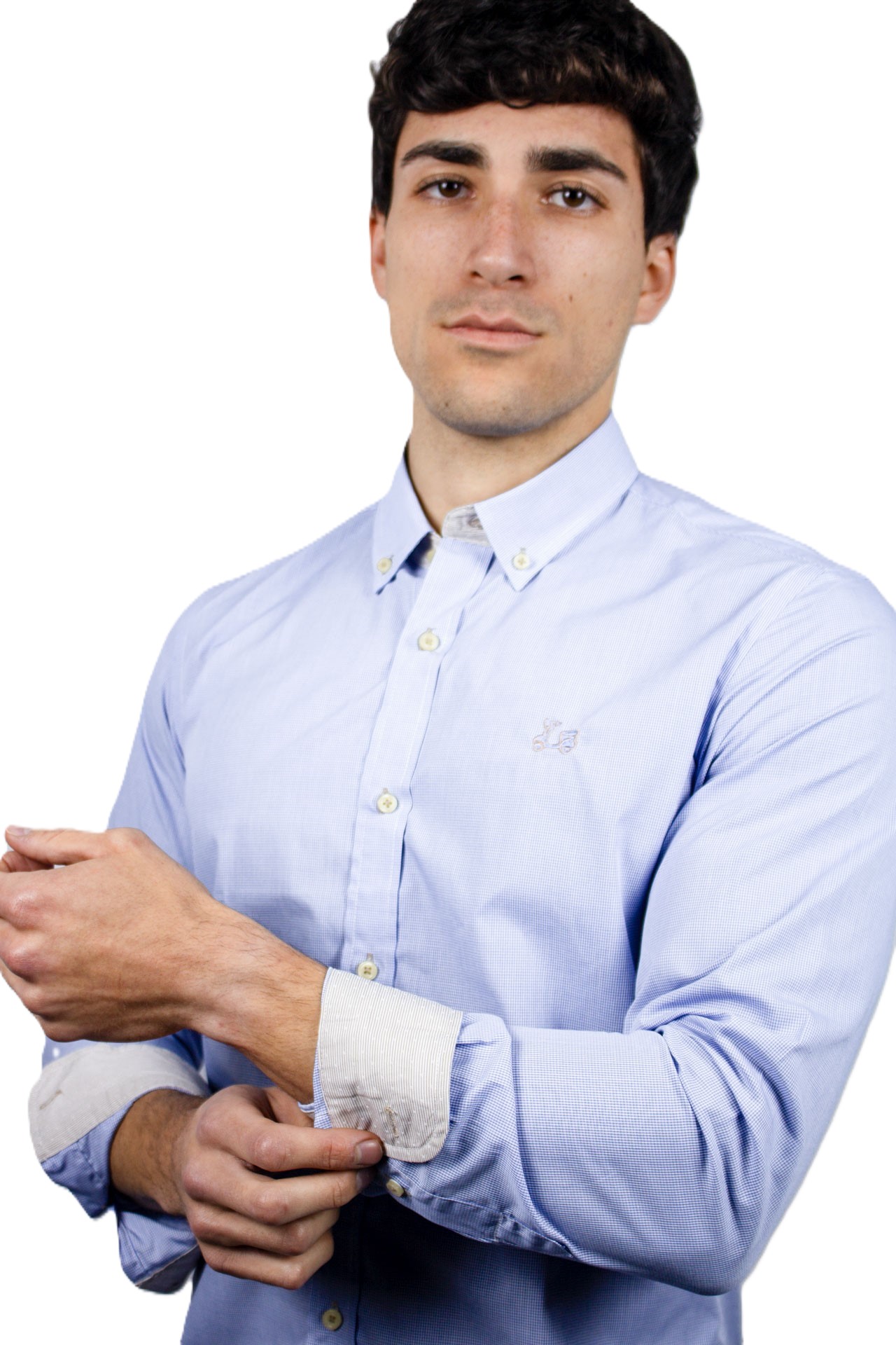 Camisa Celeste Estructura 2 Camisa Celeste Estructura - Imagen 2