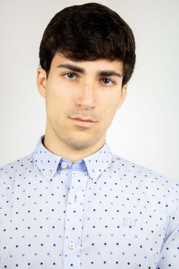 Camisa Milrayas Estampada Topitos - Imagen 4