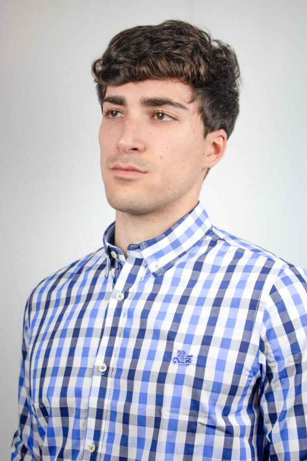 Camisa de cuadros azules - Imagen 3