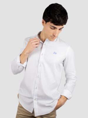 Camisa Estampada Cuello mao