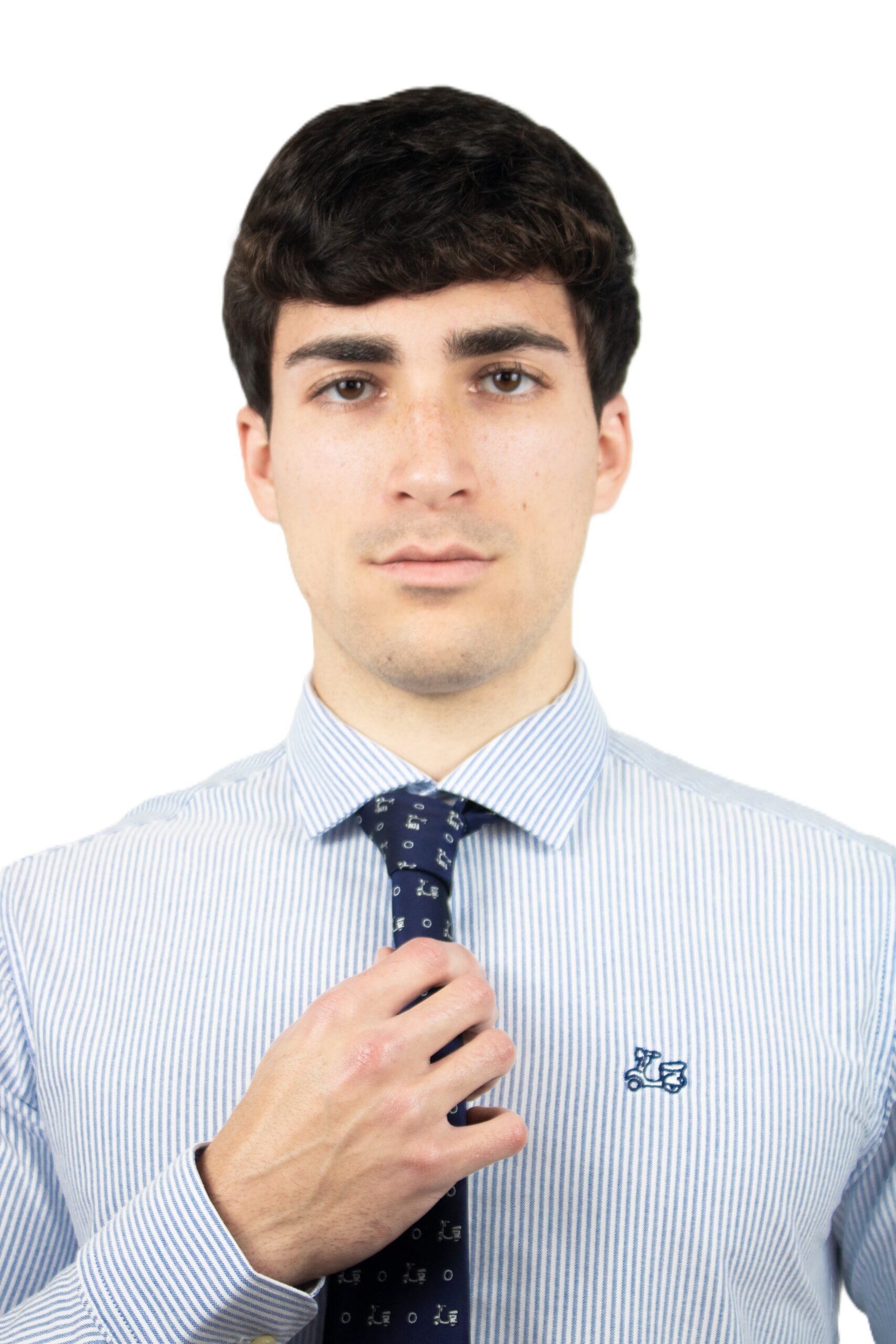 Camisa Rayas celeste 4 Camisa Rayas celeste - Imagen 4