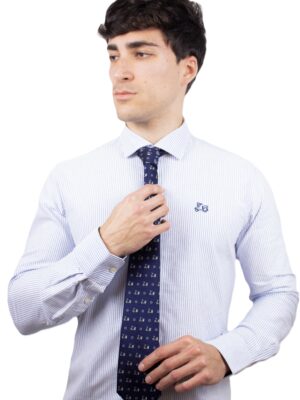 Camisa Rayas celeste