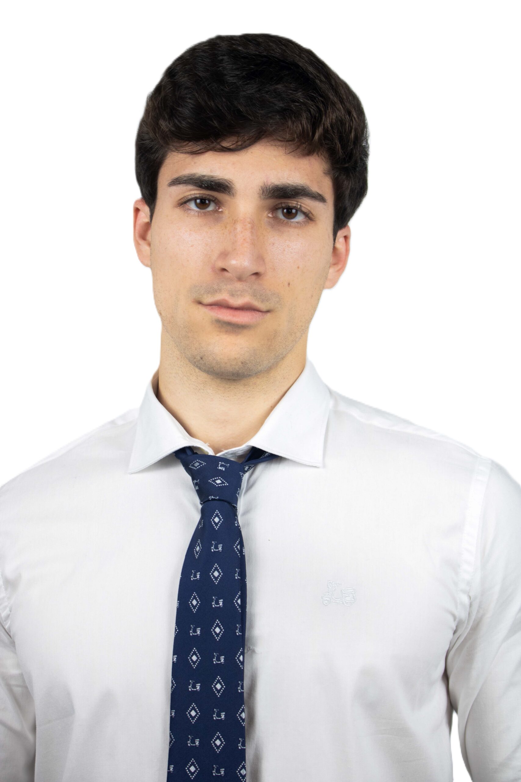 Camisa Blanca cuello italiano 2 Camisa Blanca cuello italiano - Imagen 2